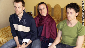 Iran has reached an agreement to release detained U.S. hiker Sarah Shourd (center) on bail, according to state-run media.