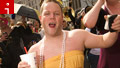 Male Saints fans parade in dresses