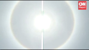 iReport from Ghana: Rainbow around the Sun