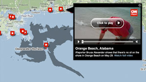 Map: Reports from the Gulf
