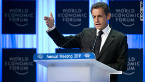 Sarkozy: We will never abandon the euro