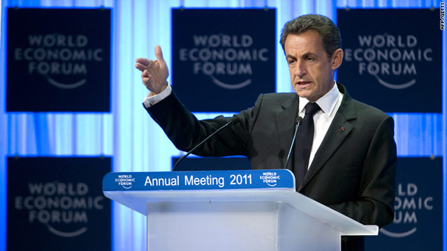 French President Nicolas Sarkozy said France and Germany would never allow the struggling euro to fail.