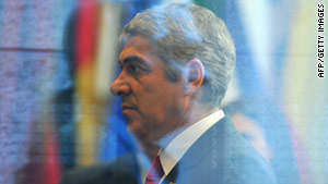 Portuguese Prime Minister Jose Socrates leaves an EU summit in Brussels on March 25, 2011.