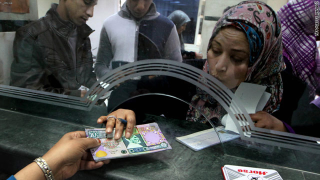 The international community is freeing up frozen cash and assets in an effort to get Libya's economy moving