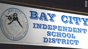 Officials in Bay City, Texas, canceled activities, changed bus routes and posted higher-profile guards Tuesday.