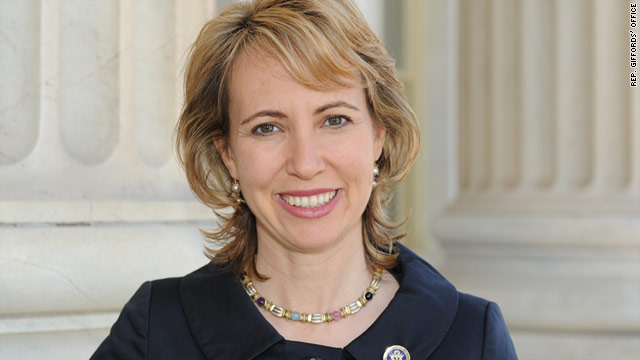 Bone fragments were pushing down on one of U.S. Rep. Gabrielle Giffords' eyes, a doctor says.