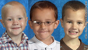 From left: Tanner, Alexander and Andrew Skelton. the brothers have been missing since Thanksgiving.