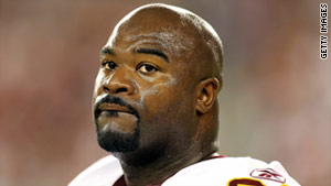 Albert Haynesworth is a defensive lineman for the Washington Redskins.