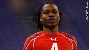 Washington Redskins kick returner Brandon Banks, pictured running in 2010, was stabbed early Saturday, his agent said.