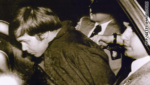 Police tackled and arrested Hinckley immediately after he shot President Reagan on March 30, 1981.