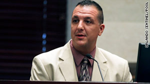 Orange County homicide detective Yuri Melich testifies during the Casey Anthony murder trial.