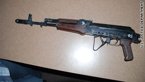 Twenty-six AK-74 rifles and one Dragunov rifle were stolen from the Fort Irwin Army Post in Fort Irwin, California.