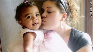 Megan Waterman, seen here with her now 5-year-old daughter, also placed escort ads online.