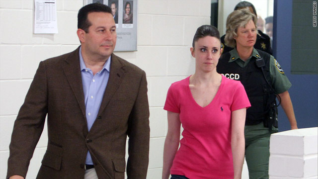 Casey Anthony was released from the Orange County jail and leaves with her attorney Jose Baez last month.