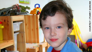 Cameron Duncan, who has autism, is the subject of his father's blog.