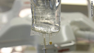 The bacteria were found  in bags used in intravenous feeding at six Alabama hospitals, state health officials said.