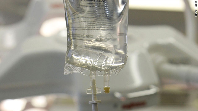 Nineteen patients were infected after they were fed intravenously.