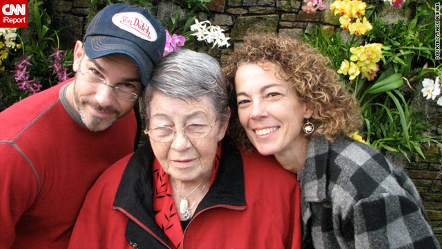 Roxanna Zamora, seen here with her brother Brian Zamora, take care of their 81-year-old mother Peggy Zamora at home.