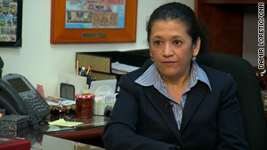 At Vista Middle School, Principal Nidia Castro says she will do her best to keep cups of water in her school.