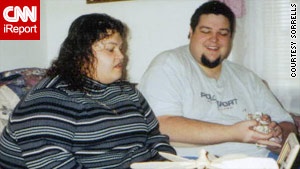 Maggie and Andy Sorrells in 2002, before the couple started a faith-based weight loss program.