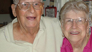 Siblings Albert Taber and Florence Hand reunited in 2010 after being lost to each other for 85 years.