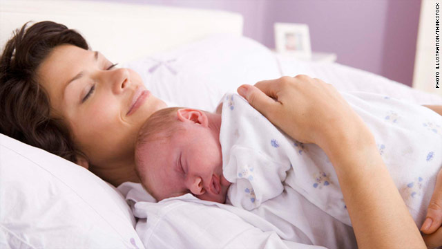 Mothers should not feel guilty for taking a nap when the baby naps.