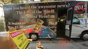 Caravans of RVs are crisscrossing the country spreading the "awesome news" of the end of the world.