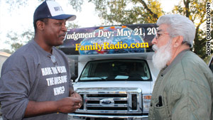 Darryl Keitt, left, and John Gallegos prepare to face another day on the road.