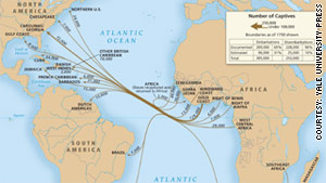 The new "Atlas" of the slave trade provides 189 maps tracing the voyages.