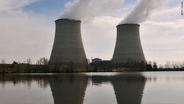 A nuclear plant along the Loire river in Belleville-sur-Loire, France.