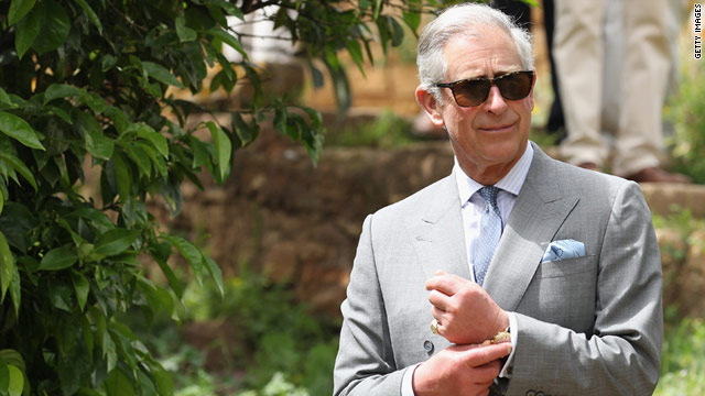 Charles, Prince of Wales, visits the historic site of Chellah on April 5 during a three-day visit to Morocco .