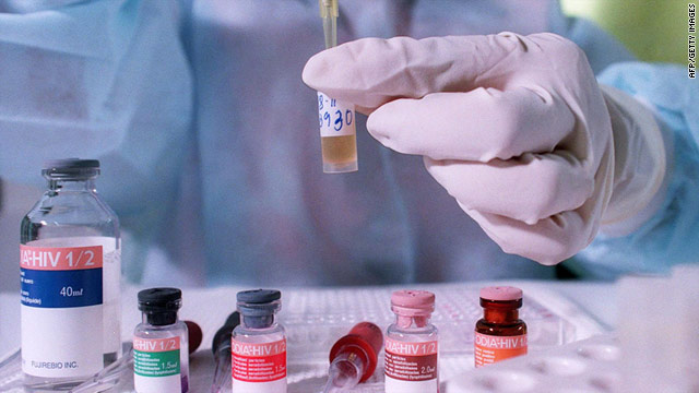 In 1998, a little over 10 years into the AIDS epidemic, a Department of Health medical technologist tests blood samples for HIV