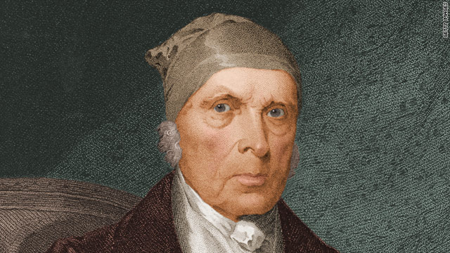 This 1830  painting shows an elderly James Madison, "Father of the U.S. Constitution" and the fourth U.S. president.