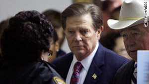 Former House Majority Leader Tom DeLay was sentenced Monday to serve three years in prison.