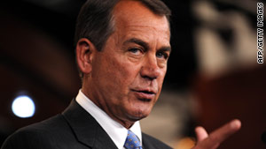 House Speaker John Boehner has scheduled a floor debate on repealing health care for Tuesday and a vote the next day.