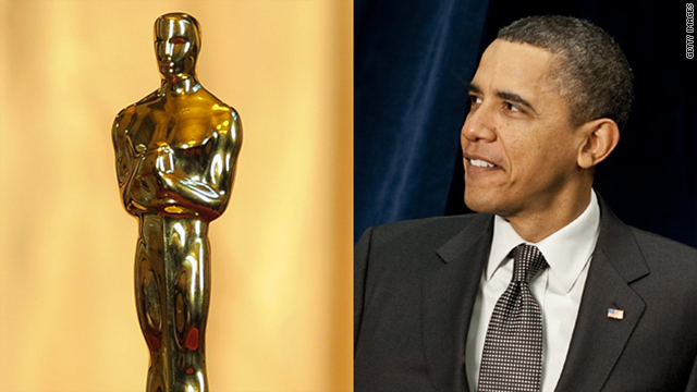President Obama made an "appearance" at Sunday's Academy Awards show.