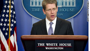 White House press secretary Jay Carney says the president called the House speaker to discuss the bill before the vote.