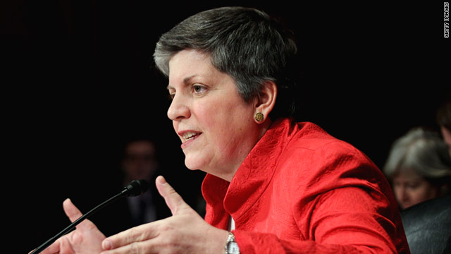 U.S. Secretary of Homeland Security Janet Napolitano testifies during a hearing before the Senate Judiciary Committee to focus on the oversight of the Homeland Security Department.