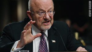 National Intelligence Director James Clapper appeared before the Senate Armed Services Committee on Thursday.