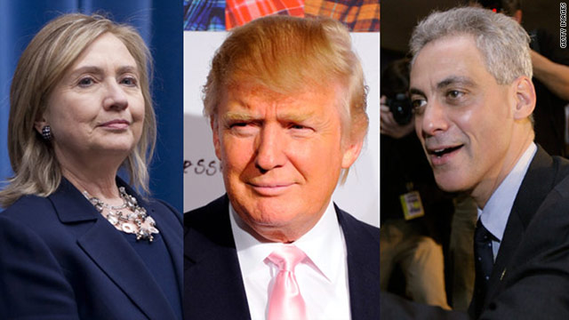 Donald Trump gave money to Hillary Clinton when she was a senator and to Rahm Emanuel's Chicago mayoral campaign.