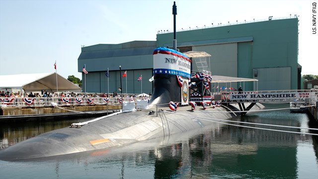 The USS New Hampshire was built at a Groton, Connecticut, facility that could benefit from a fund set aside by Congress.