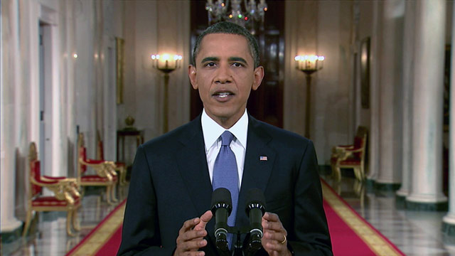 President Barack Obama announced his plans Wednesday night to draw down American troops in Afghanistan.