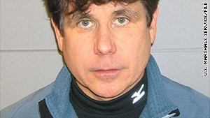 Former Illinois Gov. Rod Blagojevich, shown in a 2008 booking photo, is accused of public corruption.