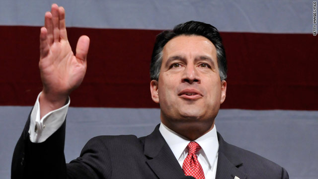 Nevada Gov. Brian Sandoval, a Hispanic Republican, didn't approve of the Democratic-controlled Legislature's redistricting plan.
