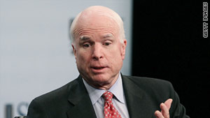 Sen. John McCain says Americans don't want the GOP to compromise and allow tax increases.