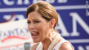 Michele Bachmann joked at a campaign event that Hurricane Irene was a sign from God.