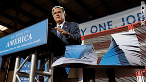 Romney unveils his jobs plan with a dig at Obama - CNN