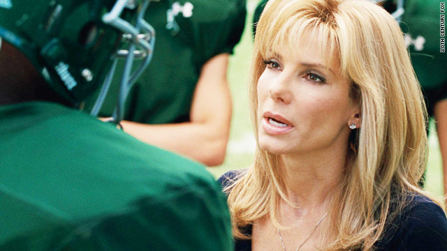 Sandra Bullock won Best Actress for playing Leigh Anne Tuohy, the Southern mom who took in Michael Oher.