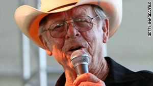 Charlie Louvin is shown performing at the Stagecoach, California, Country Music Festival in May 2008.