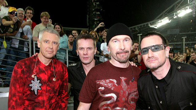 U2 is one of many musicians and performers raising money for the Japan relief.